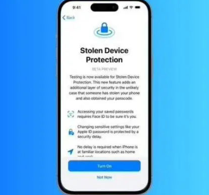 克拉玛依苹果授权维修店分享被盗设备保护功能开启方法